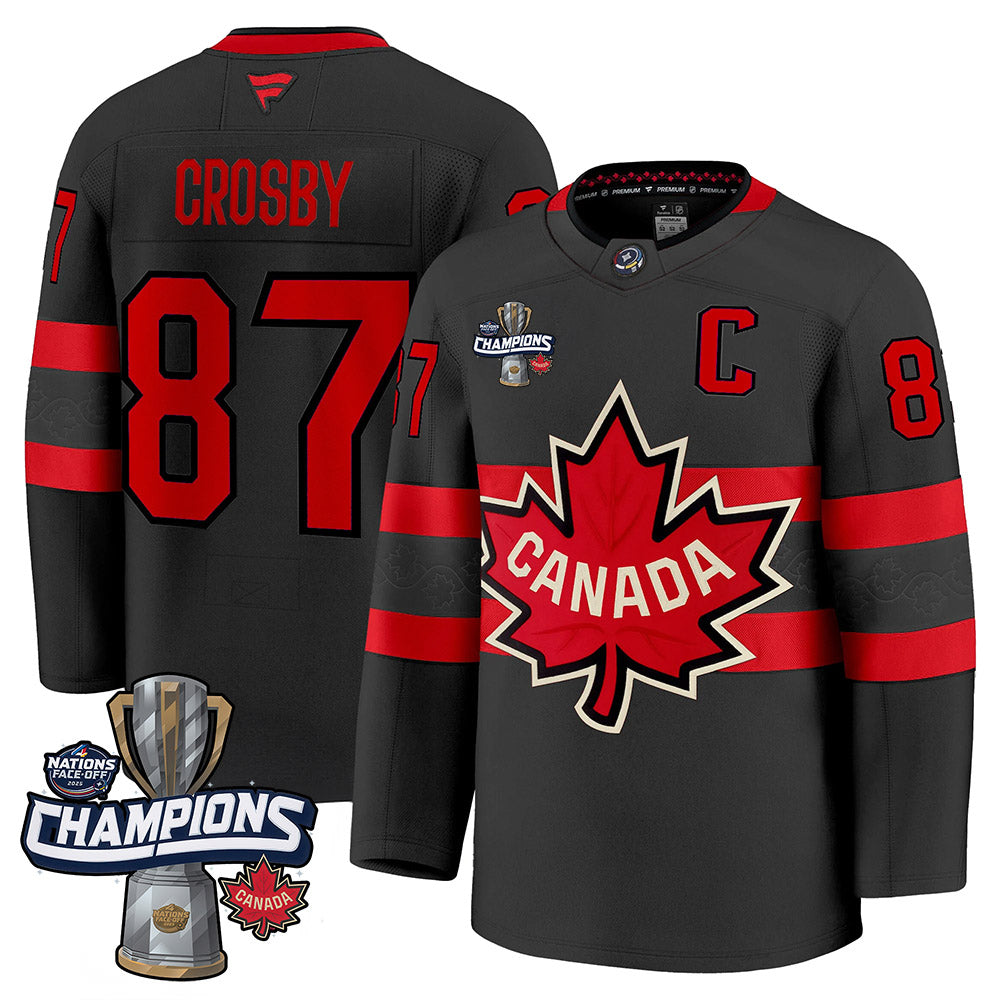 Canada 2025 4 Nations Face-Off Champions Jersey - All Stitched