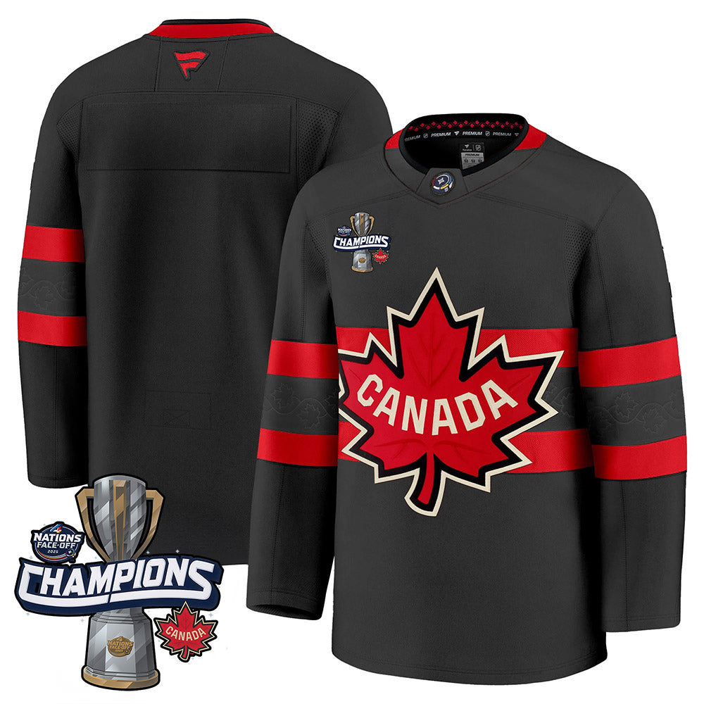 Canada 2025 4 Nations Face-Off Champions Jersey - All Stitched