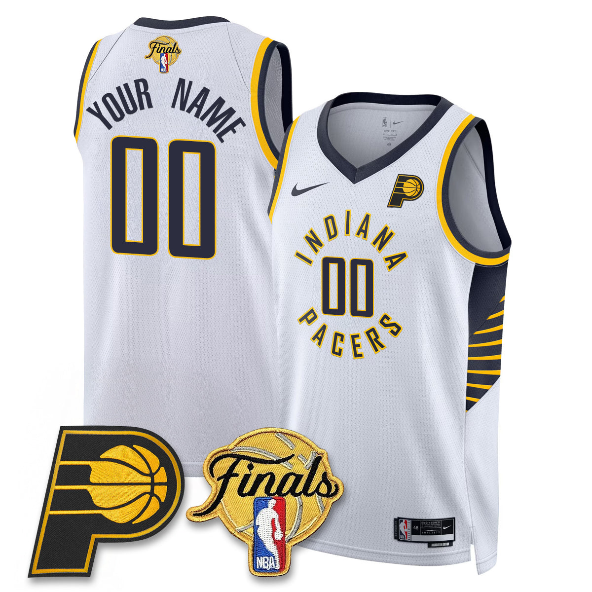 Indiana Pacers 2025 Finals Swingman Custom Jersey N2- All Stitched