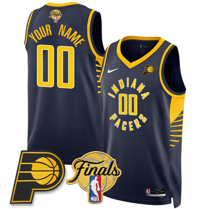 Indiana Pacers 2025 Finals Swingman Custom Jersey N2- All Stitched