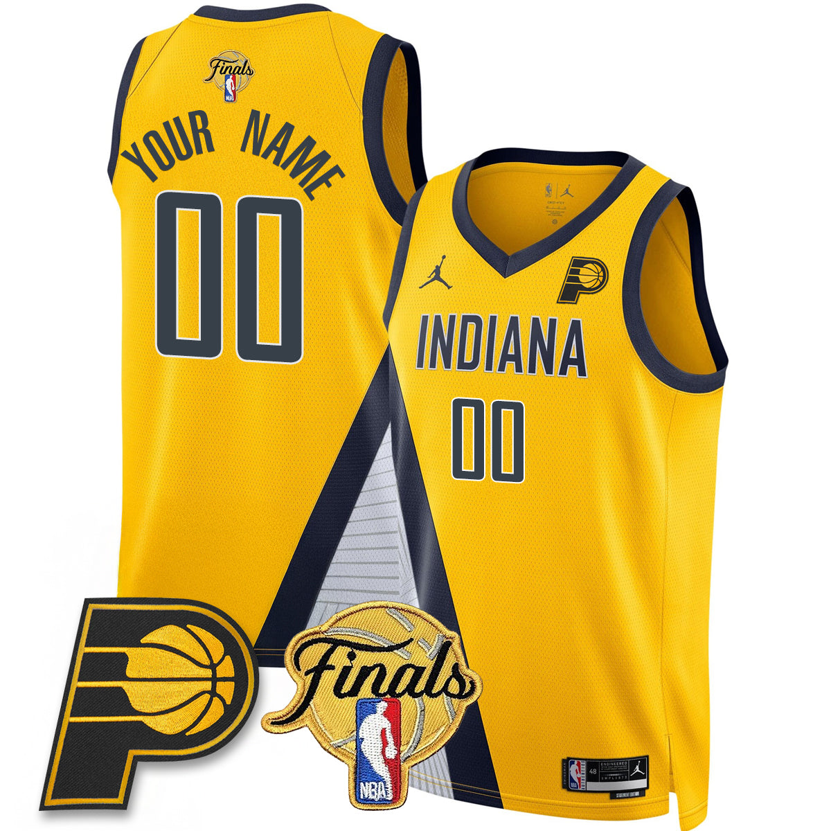 Indiana Pacers 2025 Finals Swingman Custom Jersey N2- All Stitched