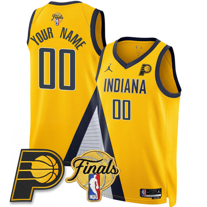 Indiana Pacers 2025 Finals Swingman Custom Jersey N2- All Stitched