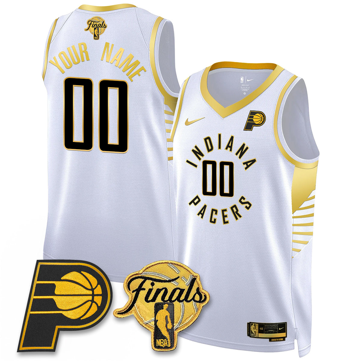 Indiana Pacers 2025 Finals Swingman Custom Jersey N2- All Stitched