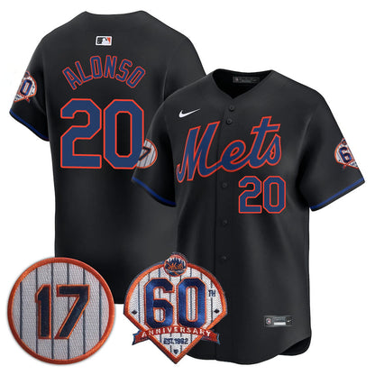 New York Mets Limited Jersey - 2022 Patch - All Stitched