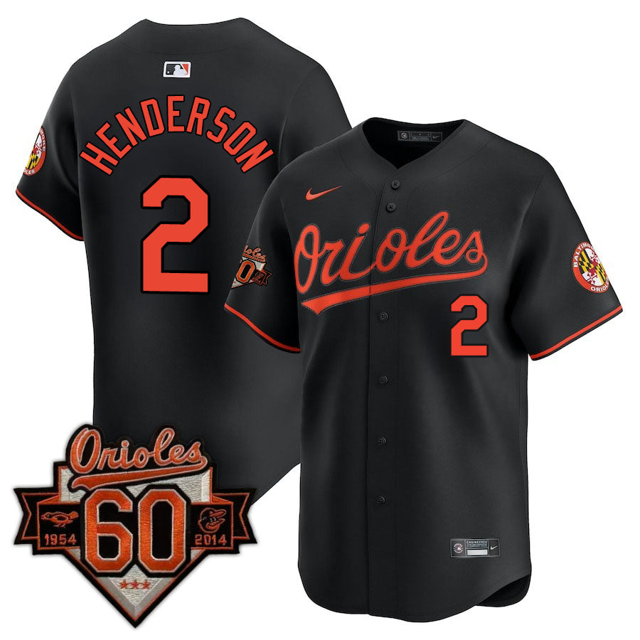 Baltimore Orioles Limited Jersey - 2014 Patch - All Stitched