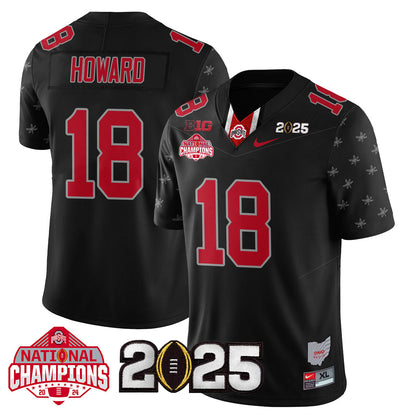 Ohio State Buckeyes 'Heritage Stripe' 2025 CFP Patch - National Champions Jersey - All Stitched