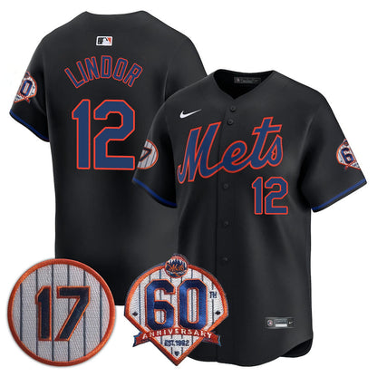New York Mets Limited Jersey - 2022 Patch - All Stitched