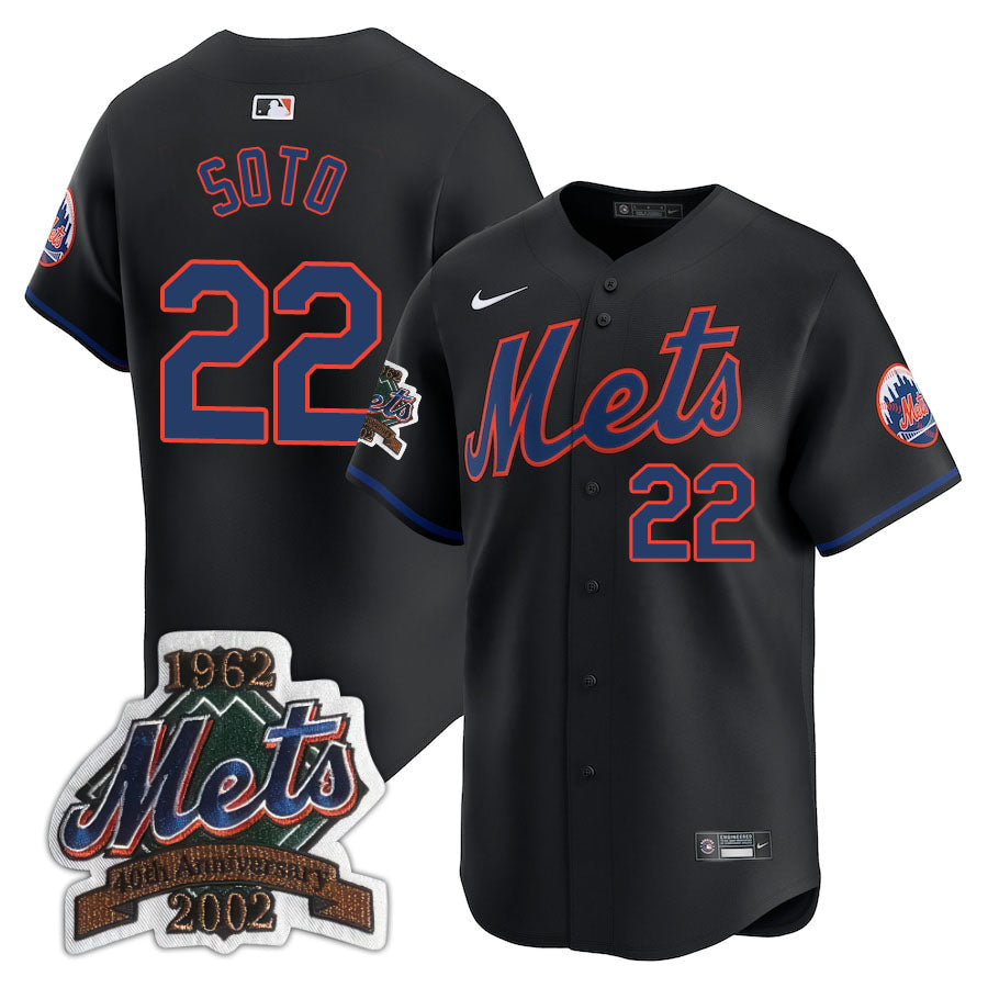 New York Mets Limited Jersey - 2002 Patch - All Stitched