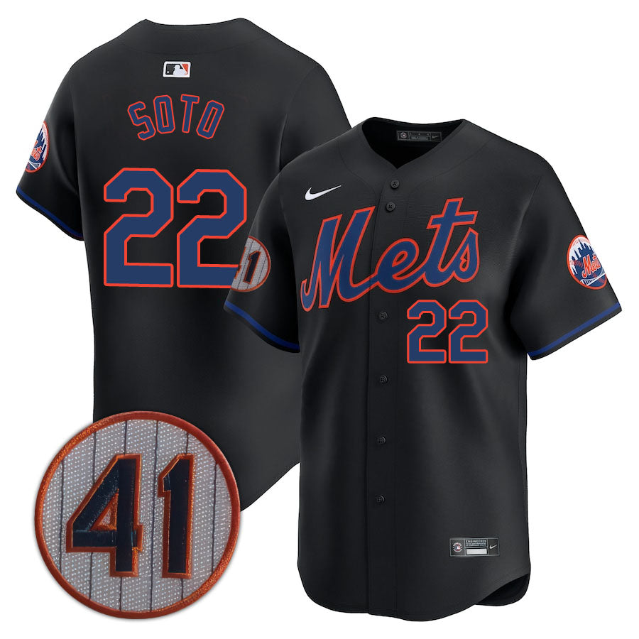 New York Mets Limited Jersey - 2021 Patch - All Stitched
