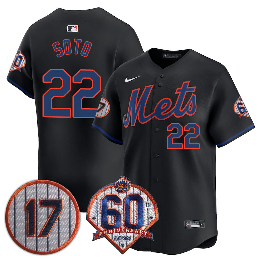 New York Mets Limited Jersey - 2022 Patch - All Stitched
