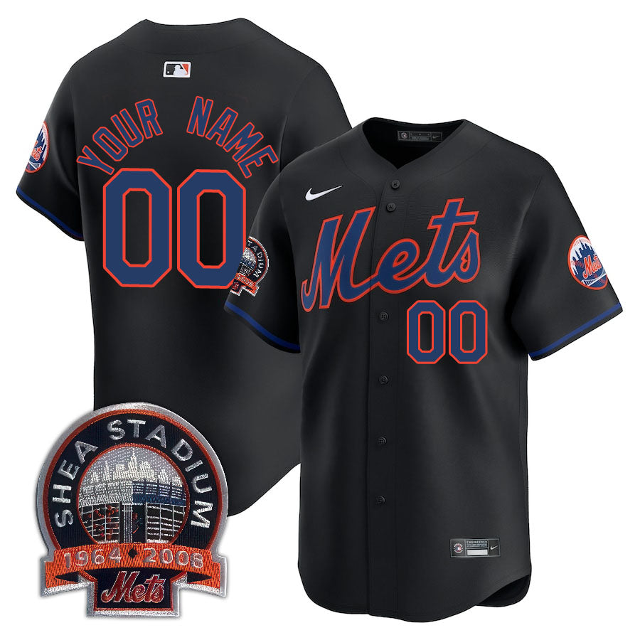 New York Mets Limited Custom Jersey -  Amazing Patch - All Stitched