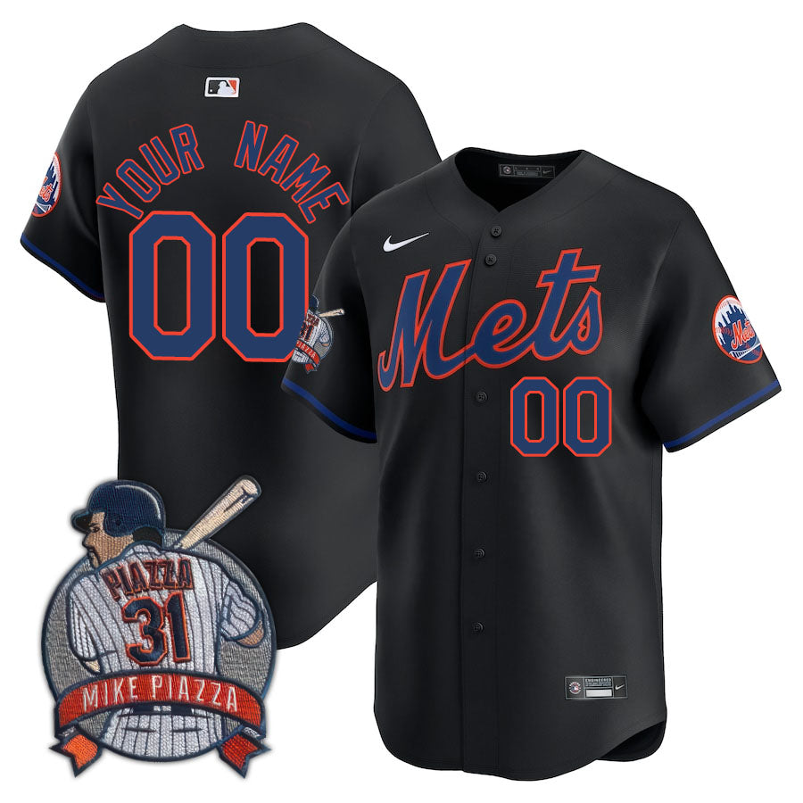 New York Mets Limited Custom Jersey -  Amazing Patch - All Stitched