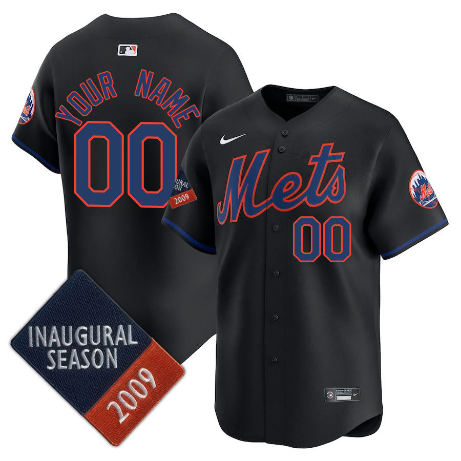 New York Mets Limited Custom Jersey -  Amazing Patch - All Stitched