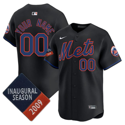 New York Mets Limited Custom Jersey -  Amazing Patch - All Stitched