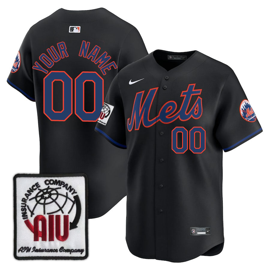 New York Mets Limited Custom Jersey -  Amazing Patch - All Stitched