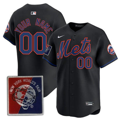 New York Mets Limited Custom Jersey -  Amazing Patch - All Stitched