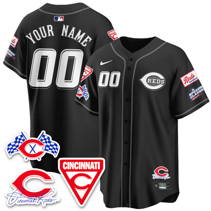 Cincinnati Reds 2025 Speedway Limited Custom Jersey V1 - All Stitched