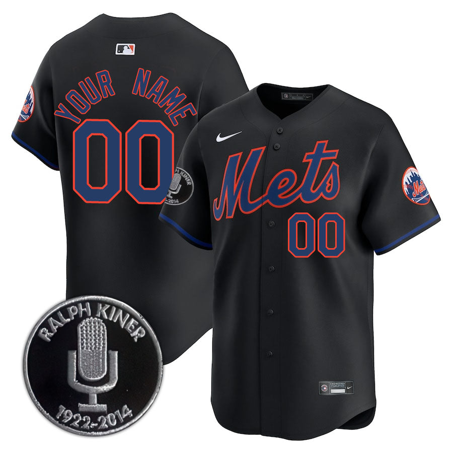 New York Mets Limited Custom Jersey -  Amazing Patch - All Stitched