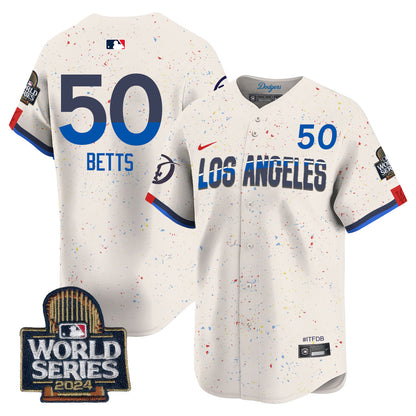 Los Angeles Dodgers World Series 2024 Jersey - All Stitched