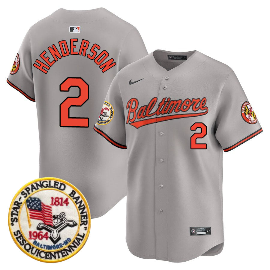 Baltimore Orioles Limited Jersey - 1964 Patch - All Stitched