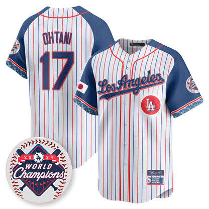 Los Angeles Dodgers Japanese Heritage Night Jersey - All Stitched