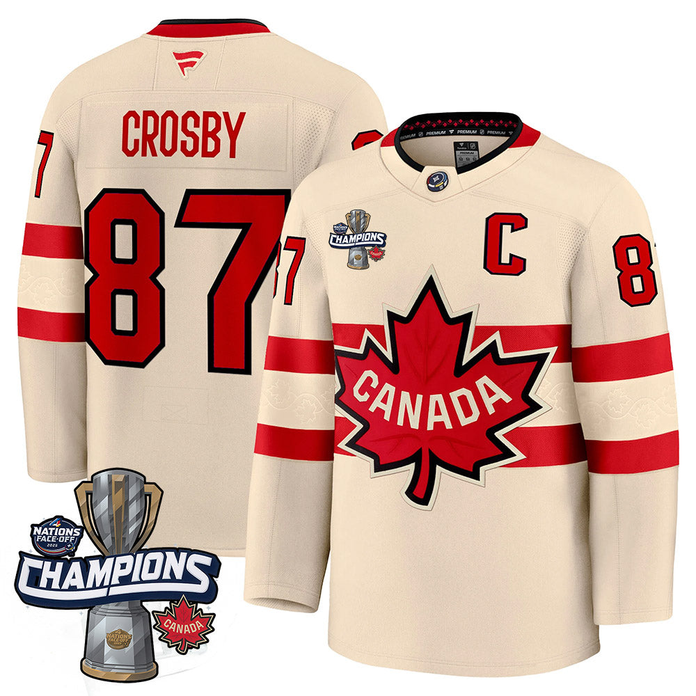Canada 2025 4 Nations Face-Off Champions Jersey - All Stitched