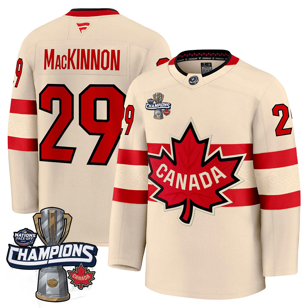 Canada 2025 4 Nations Face-Off Champions Jersey - All Stitched