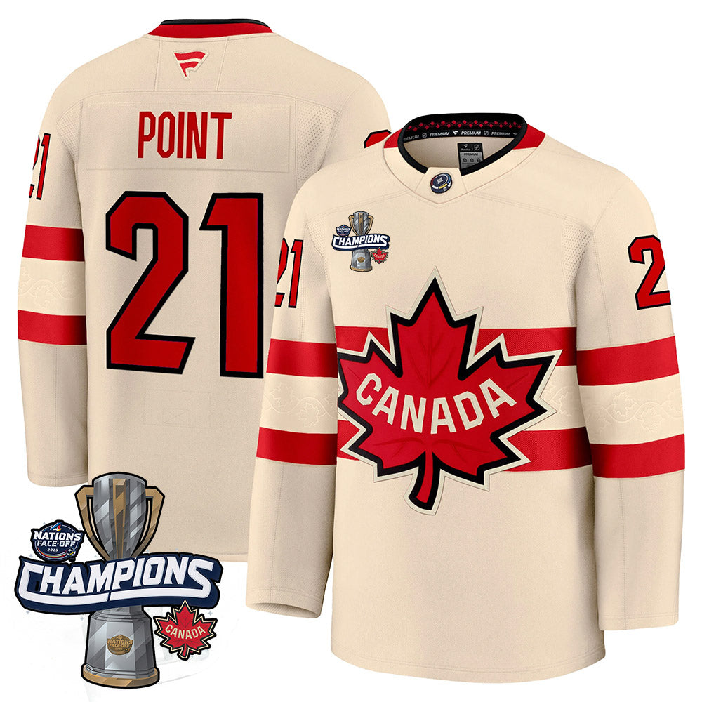 Canada 2025 4 Nations Face-Off Champions Jersey - All Stitched