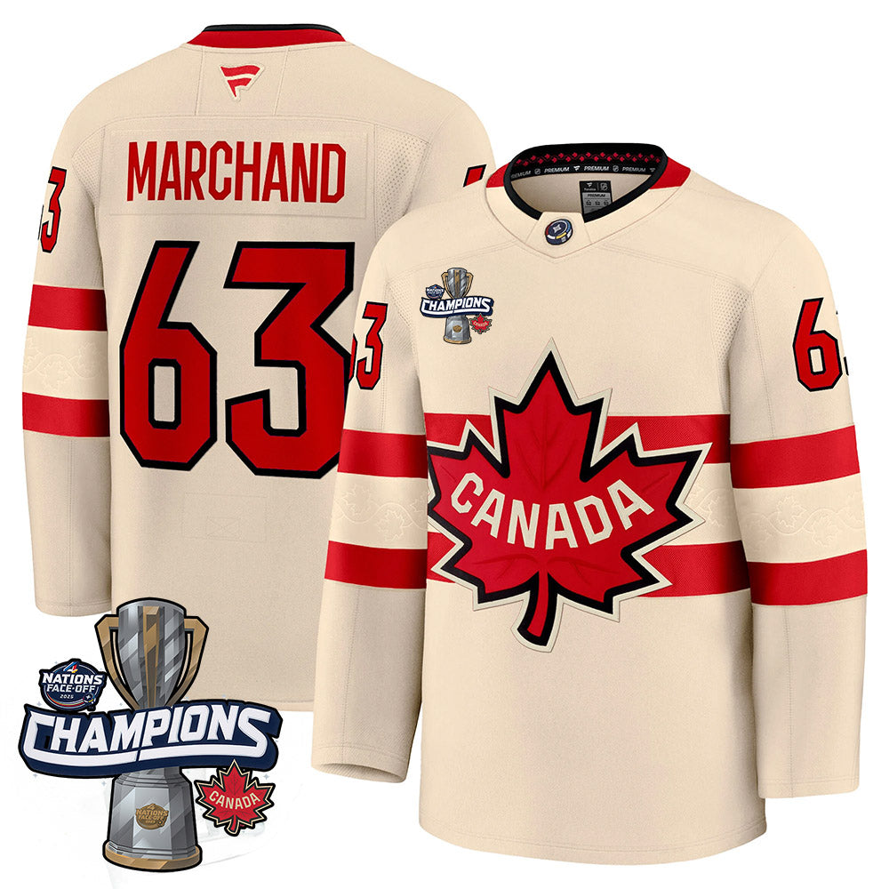 Canada 2025 4 Nations Face-Off Champions Jersey - All Stitched