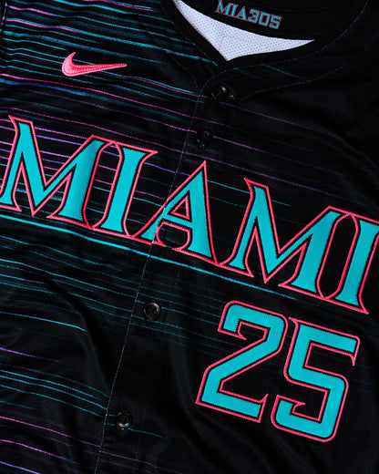 Miami Marlins 2025 City Connect Vapor Premier Limited Jersey - All Stitched