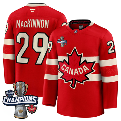 Canada 2025 4 Nations Face-Off Champions Jersey - All Stitched