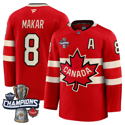 Canada 2025 4 Nations Face-Off Champions Jersey - All Stitched