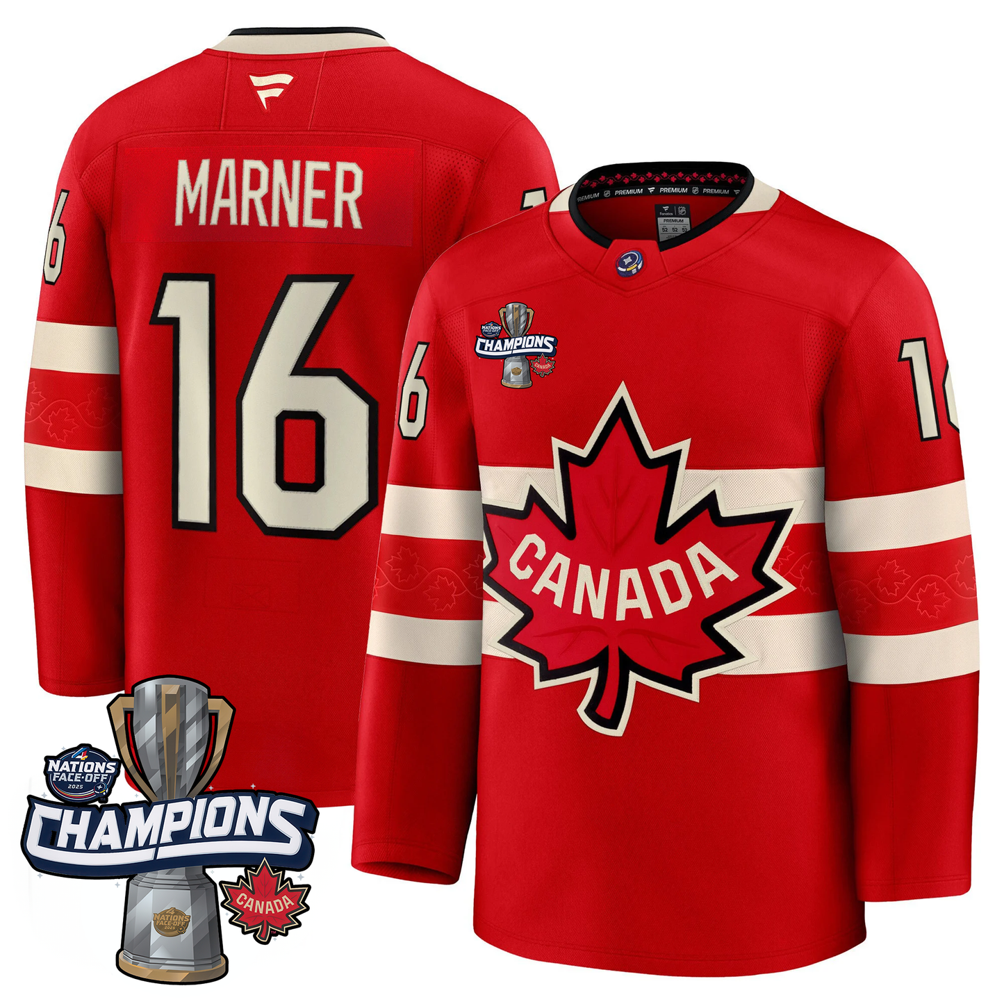 Canada 2025 4 Nations Face-Off Champions Jersey - All Stitched