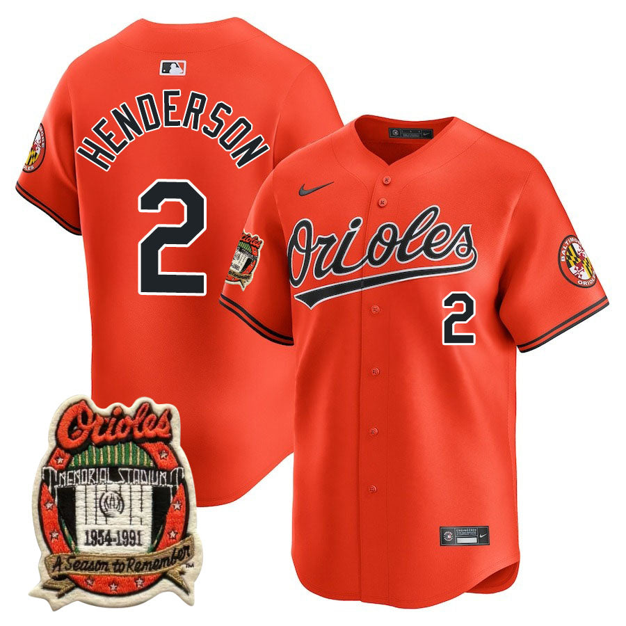 Baltimore Orioles Limited Jersey - 1991 Patch - All Stitched