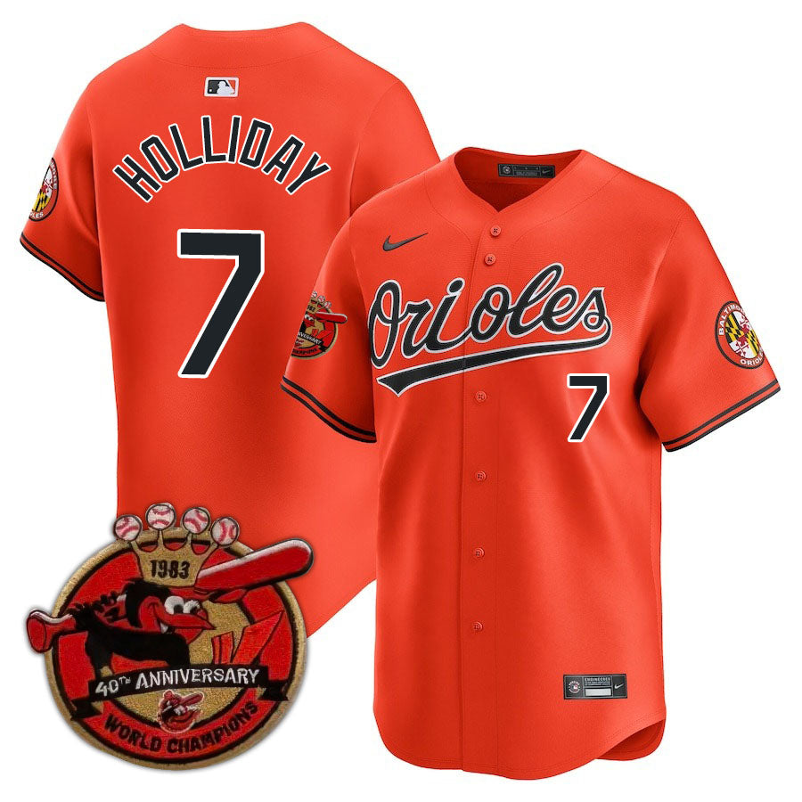 Baltimore Orioles Limited Jersey - 2023 Patch - All Stitched