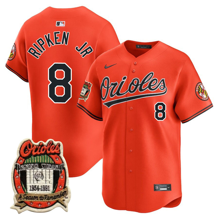 Baltimore Orioles Limited Jersey - 1991 Patch - All Stitched