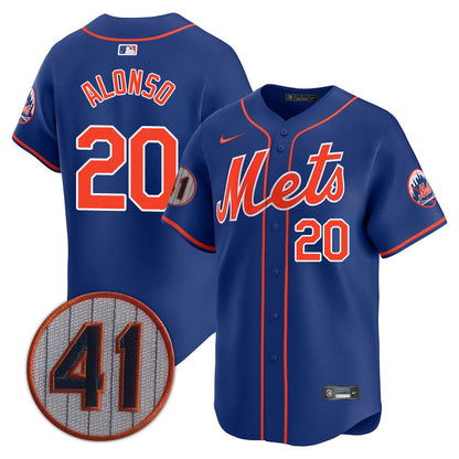 New York Mets Limited Jersey - 2021 Patch - All Stitched