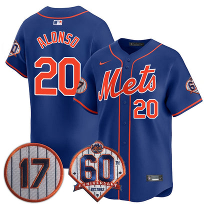 New York Mets Limited Jersey - 2022 Patch - All Stitched
