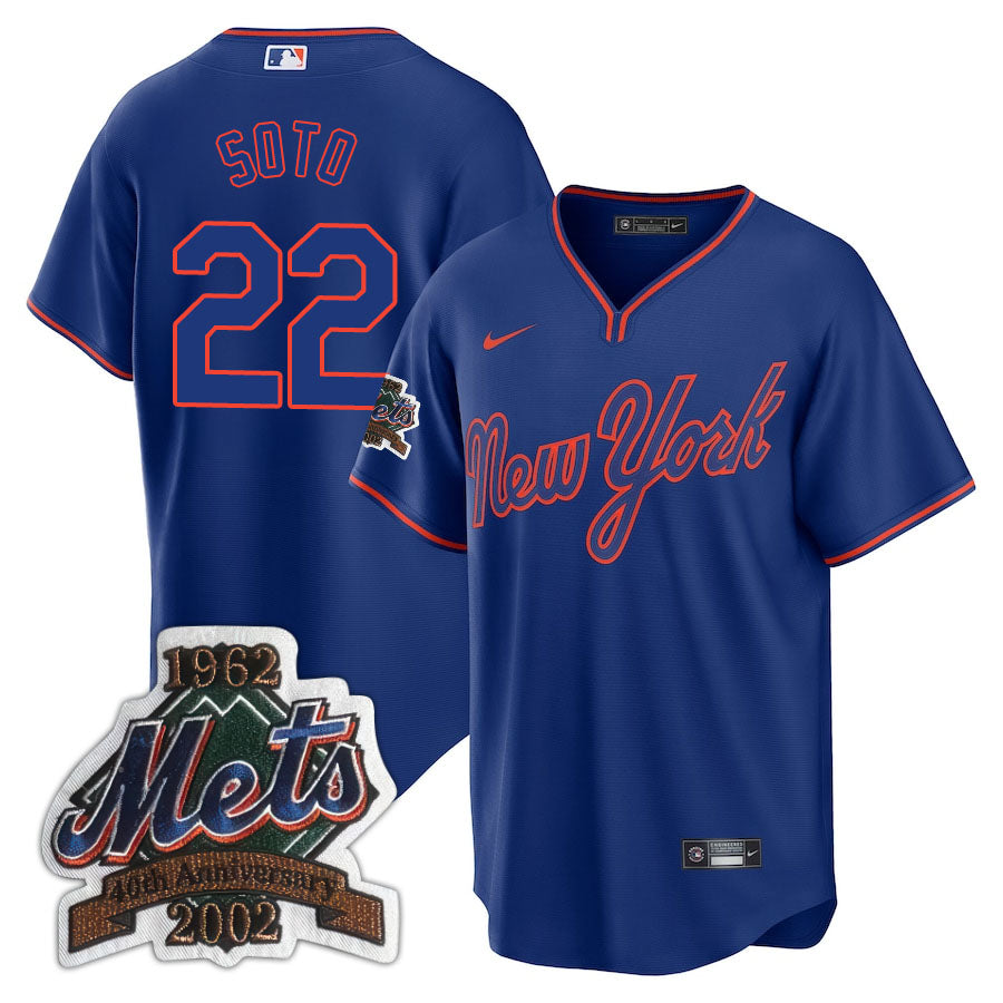 New York Mets Limited Jersey - 2002 Patch - All Stitched
