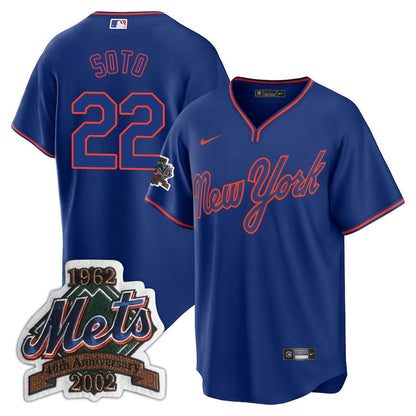 New York Mets Limited Jersey - 2002 Patch - All Stitched