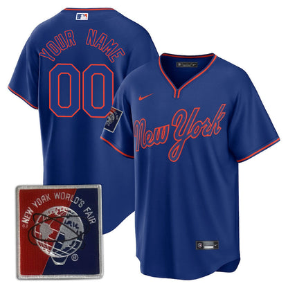 New York Mets Limited Custom Jersey -  Amazing Patch - All Stitched