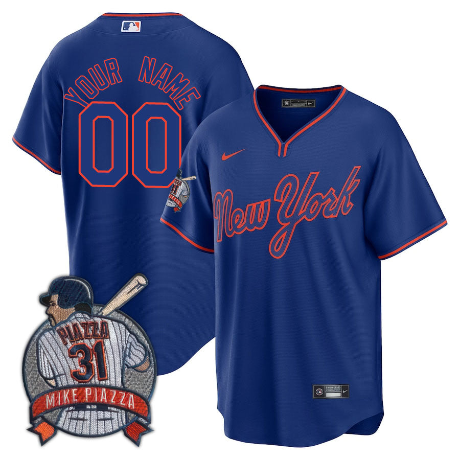 New York Mets Limited Custom Jersey -  Amazing Patch - All Stitched