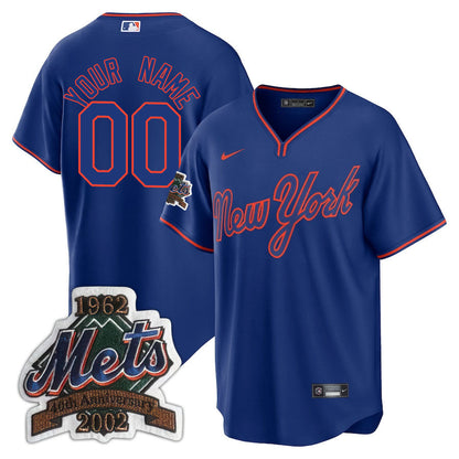 New York Mets Limited Custom Jersey -  Amazing Patch - All Stitched