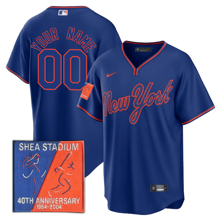 New York Mets Limited Custom Jersey -  Amazing Patch - All Stitched