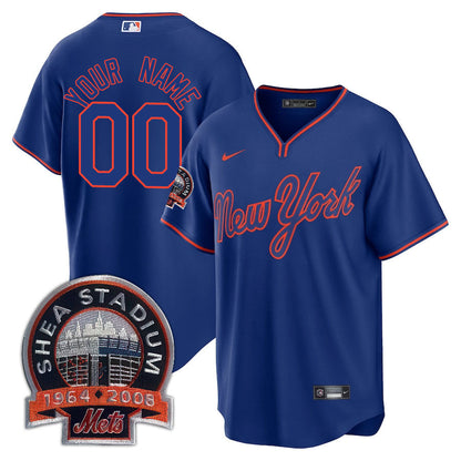 New York Mets Limited Custom Jersey -  Amazing Patch - All Stitched