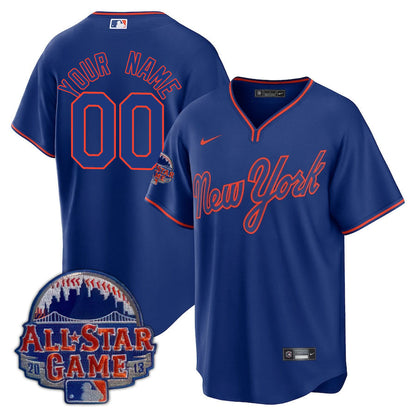 New York Mets Limited Custom Jersey -  Amazing Patch - All Stitched