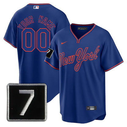 New York Mets Limited Custom Jersey -  Amazing Patch - All Stitched