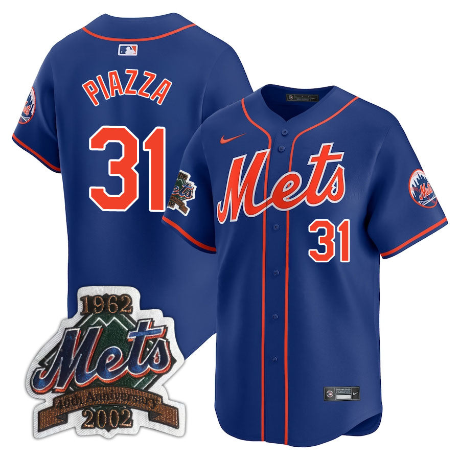 New York Mets Limited Jersey - 2002 Patch - All Stitched