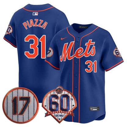 New York Mets Limited Jersey - 2022 Patch - All Stitched
