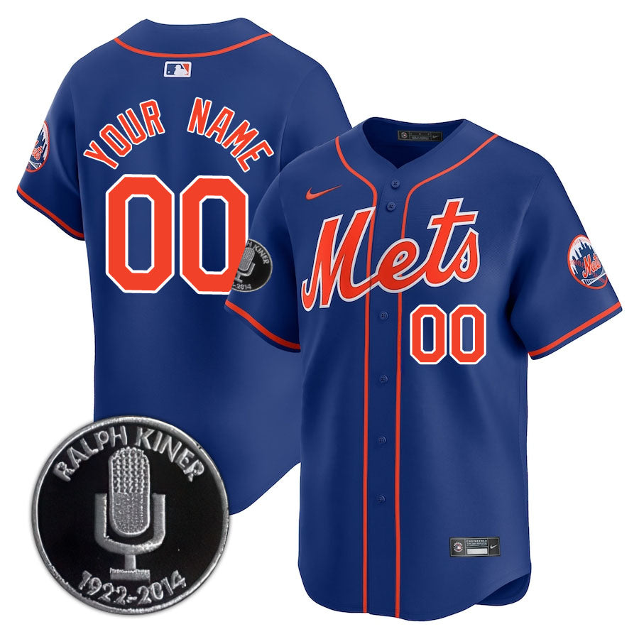 New York Mets Limited Custom Jersey -  Amazing Patch - All Stitched
